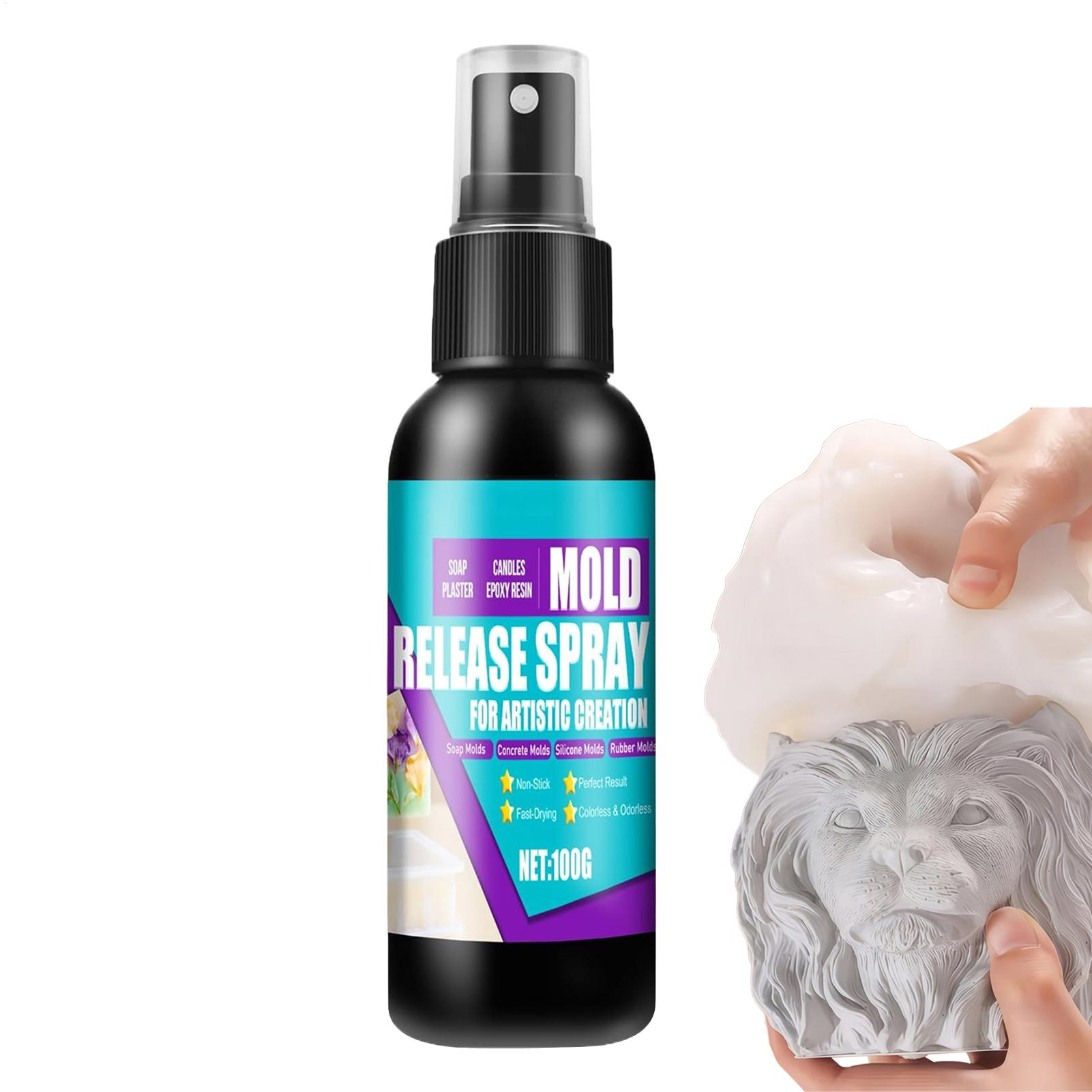 Candle Molds - Spray Desmoldante de 100g, Agente Antiadherente