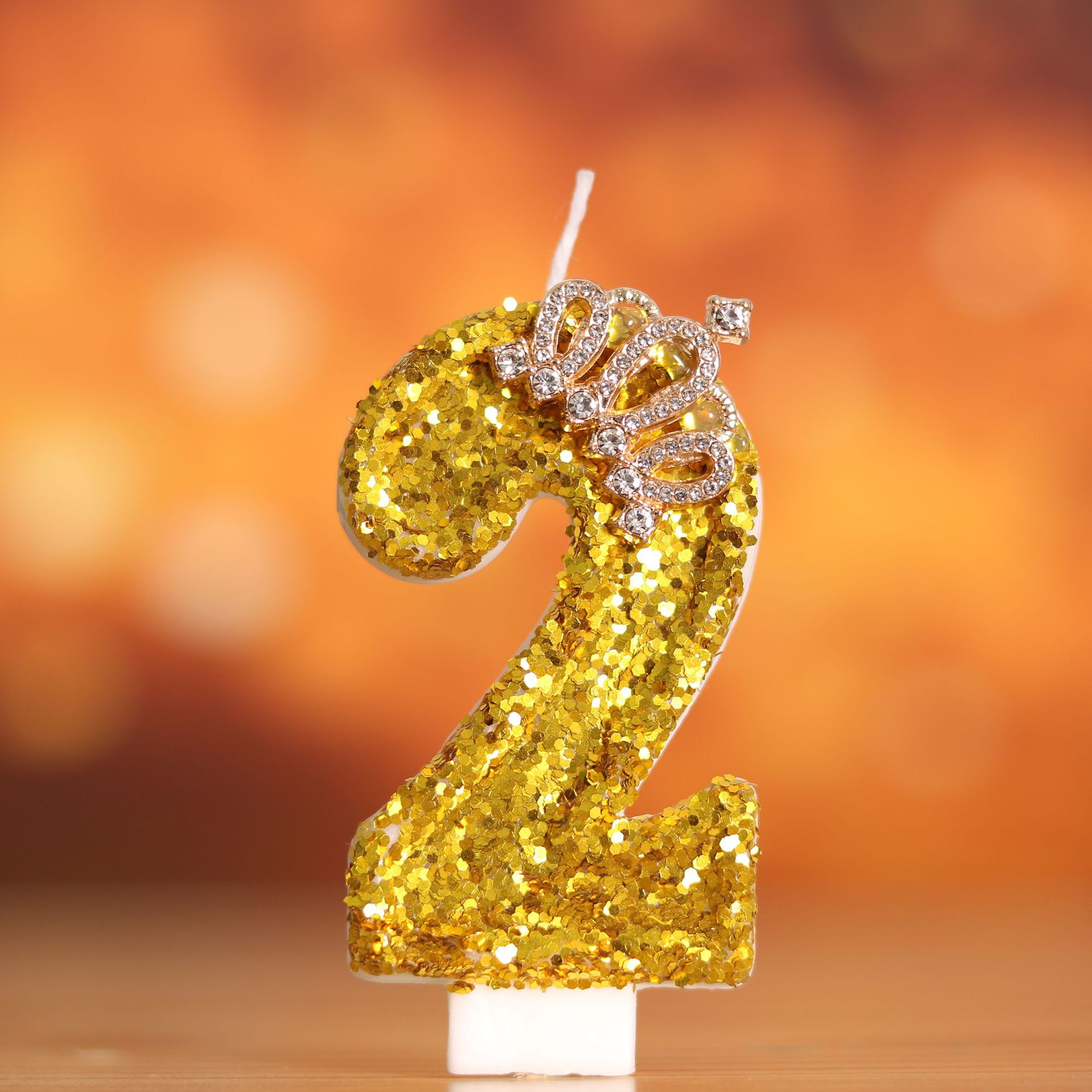 Silk Candle - Vela grande de oro tridimensional con
