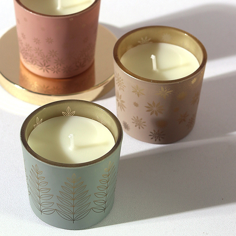 Candle Fragrance - Velas de cerámica coloridas, tazas de