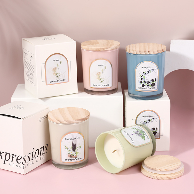 Candle Fragrance - Vela aromática de cristal coloreado con