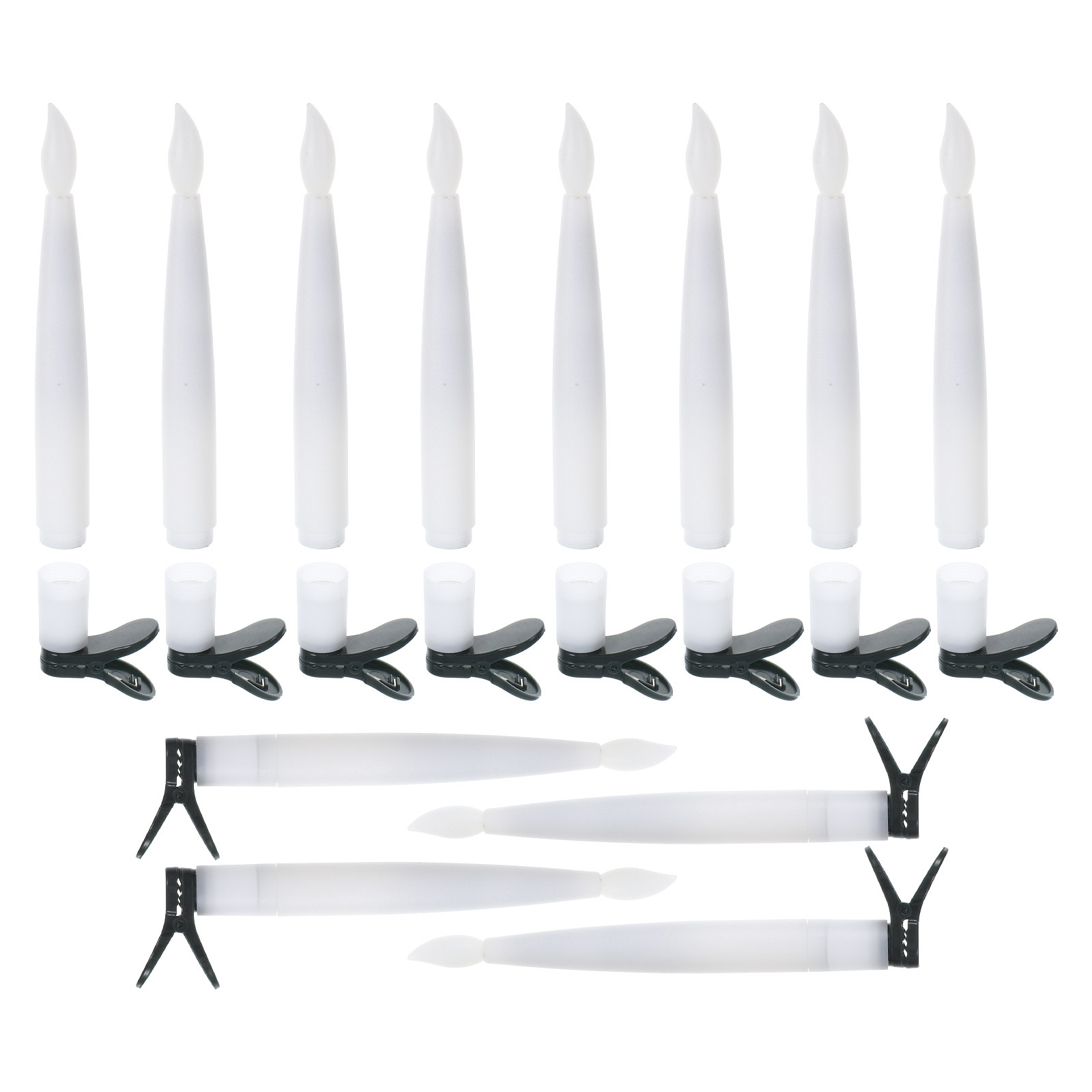 Paraffin Wax - 12 juegos de velas LED para