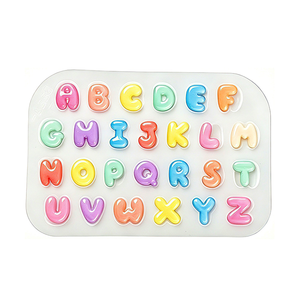 Candle Making Kit - 2 Moldes de Silicona Mini Letras,