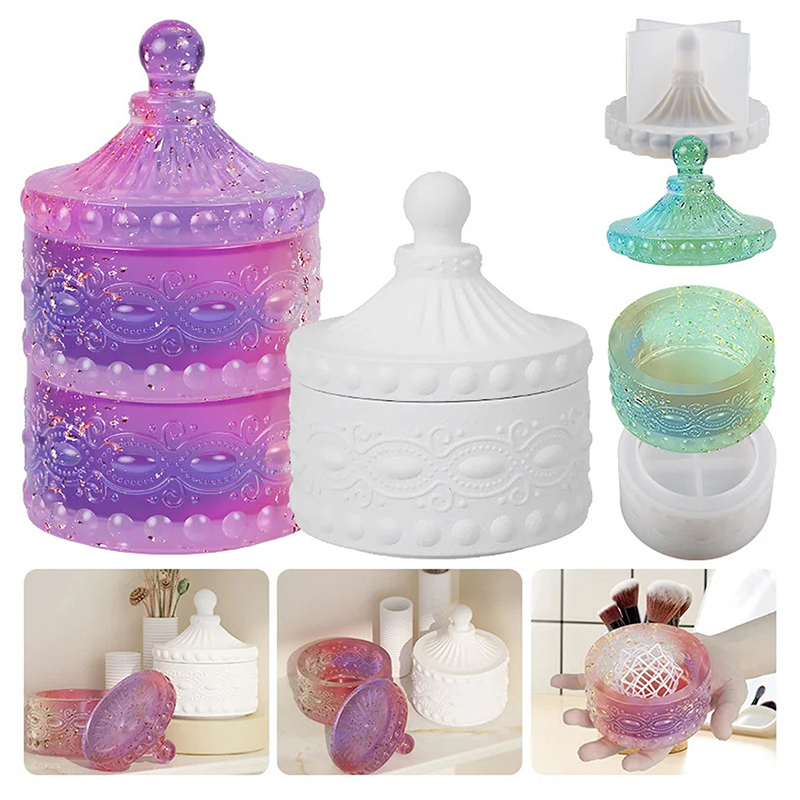 Candle Containers - 1 juego de moldes de silicona