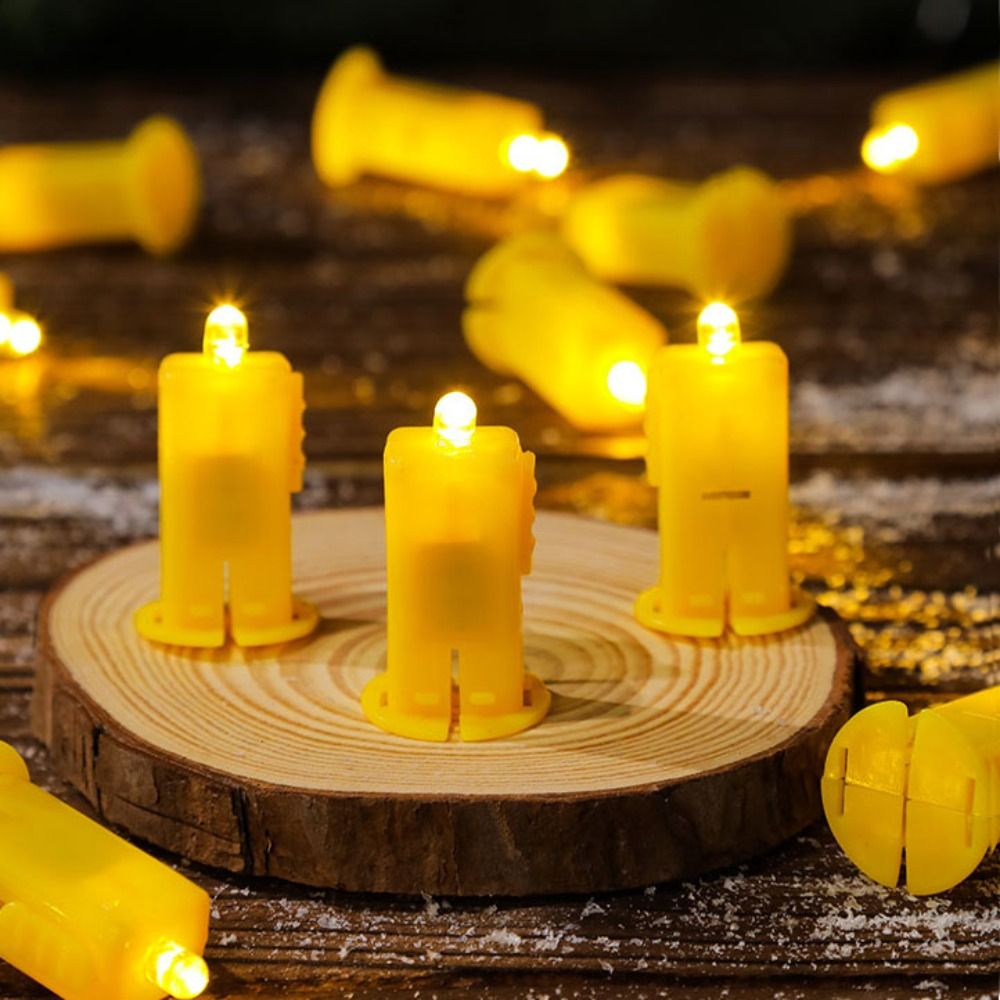 Candle Wick - 10 unidades de mechas LED electrónicas