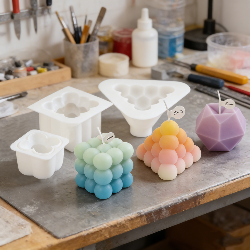 Candle Making Kit - Juego de Moldes de Silicona para