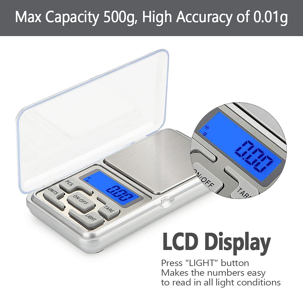 Mini báscula de 500g/300g/200g - Candle Wax Scale reseña y precio