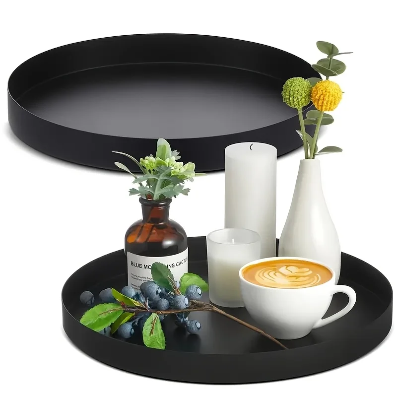 Bandeja circular ABS negra mod - Silk Candle reseña y precio
