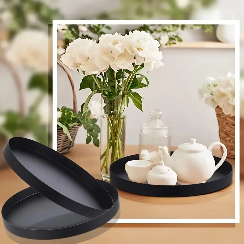 Bandeja circular ABS negra mod - Silk Candle reseña y precio