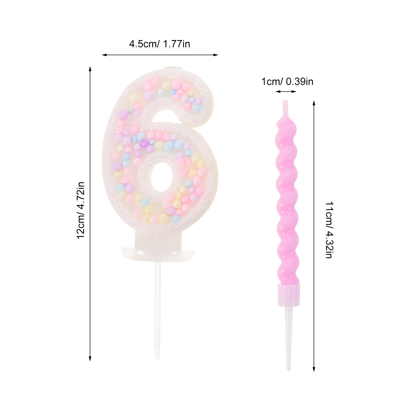 13 velas de cumpleaños en espi - Paraffin Wax reseña y precio