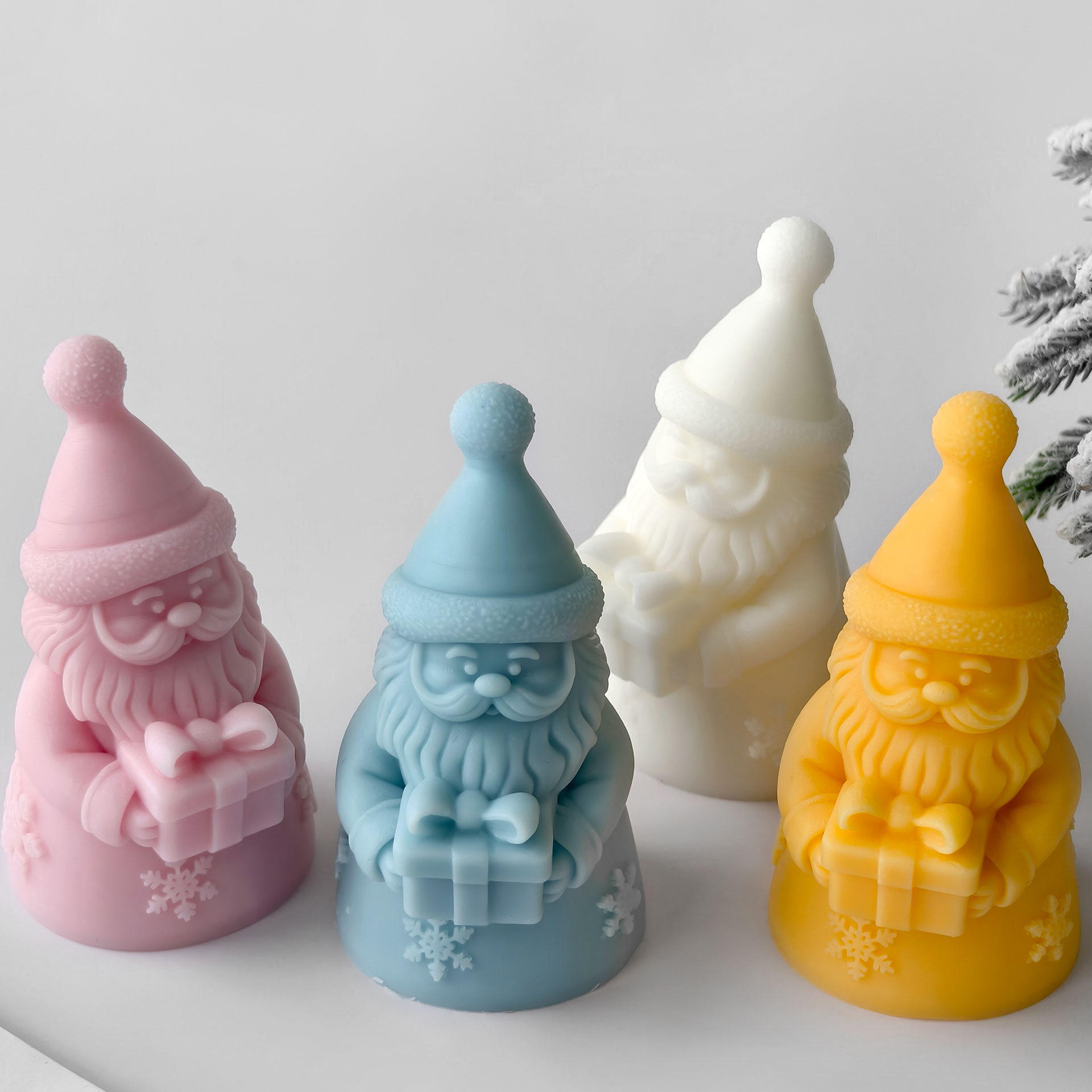 Caja de regalo de Papá Noel, m - Candle Containers reseña y precio