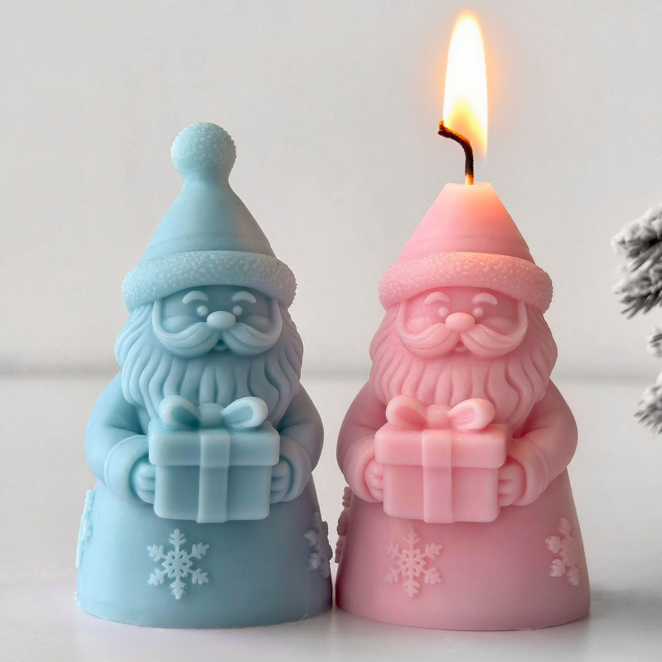 Caja de regalo de Papá Noel, m - Candle Containers reseña y precio