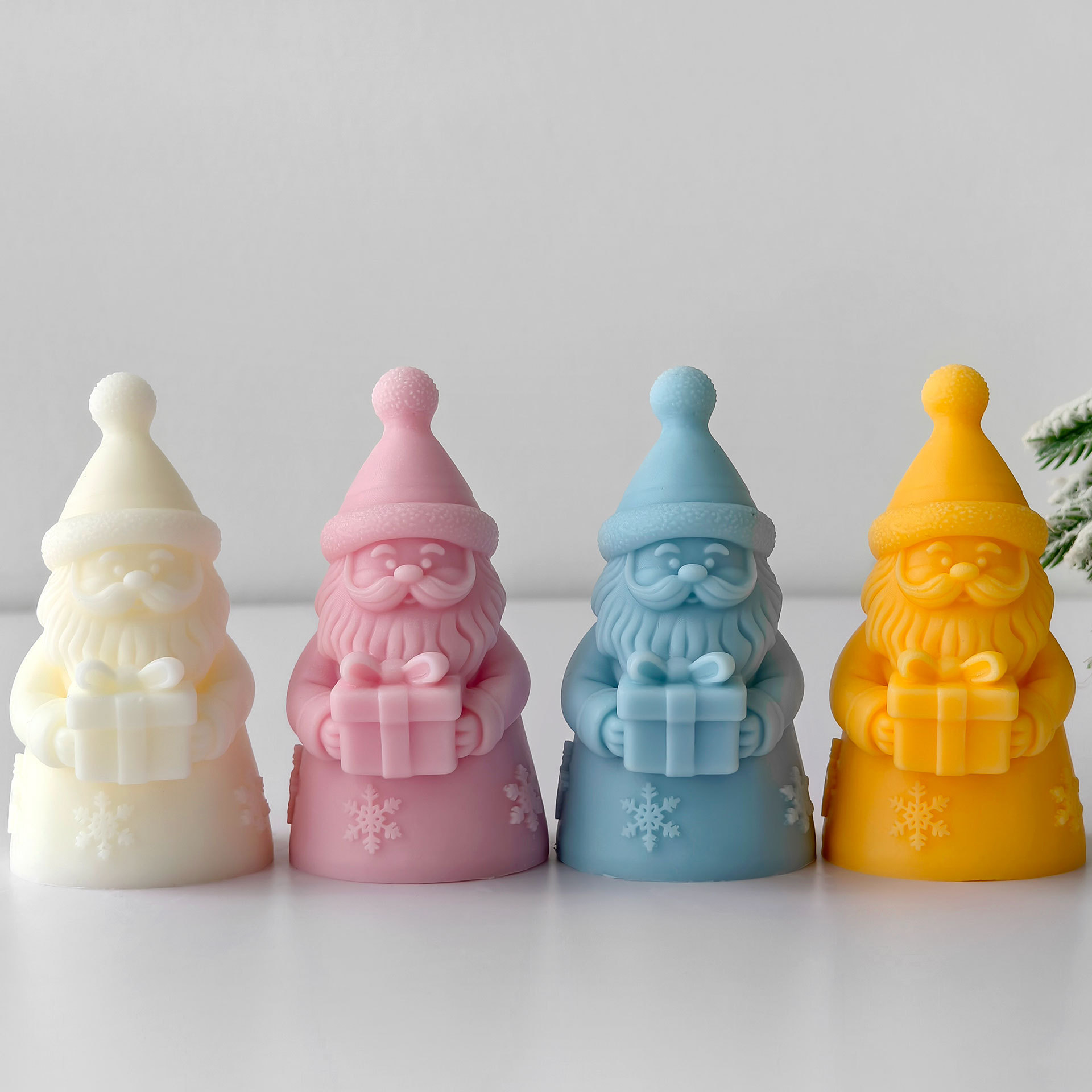 Caja de regalo de Papá Noel, m - Candle Containers reseña y precio