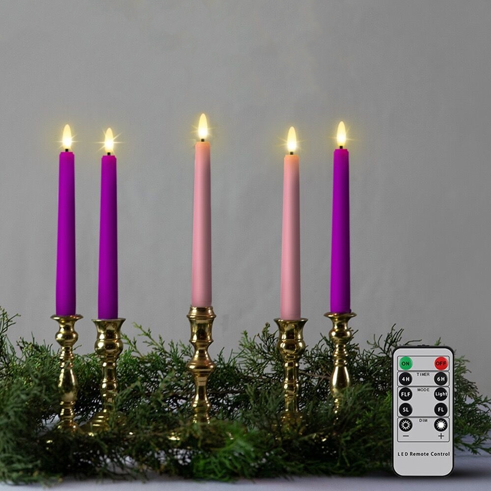 Vela LED parpadeante de 8 pulg - Candle Wick reseña y precio