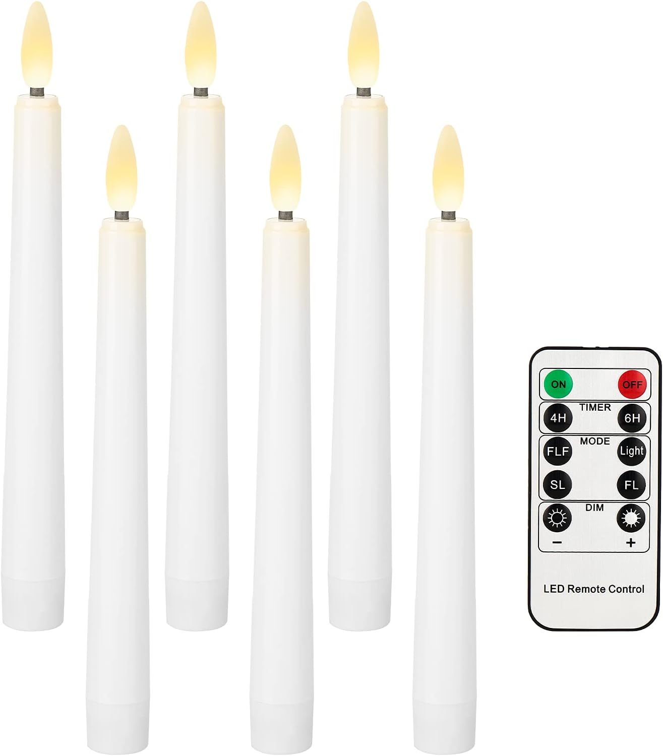 Vela LED parpadeante de 8 pulg - Candle Wick reseña y precio