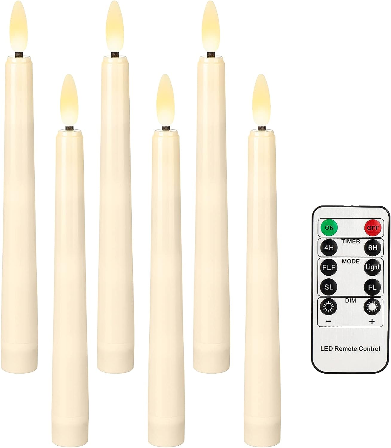 Vela LED parpadeante de 8 pulg - Candle Wick reseña y precio