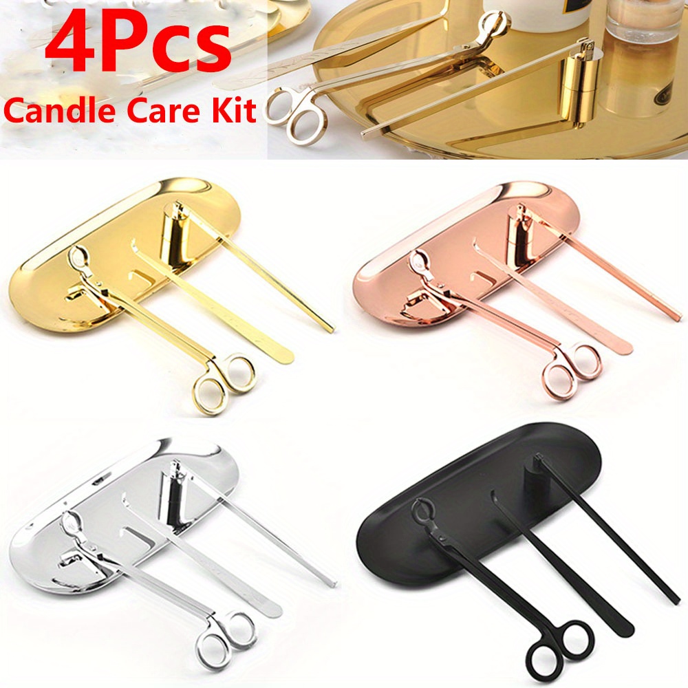 4 unids/set Kit de cuidado de  - Candle Wick reseña y precio