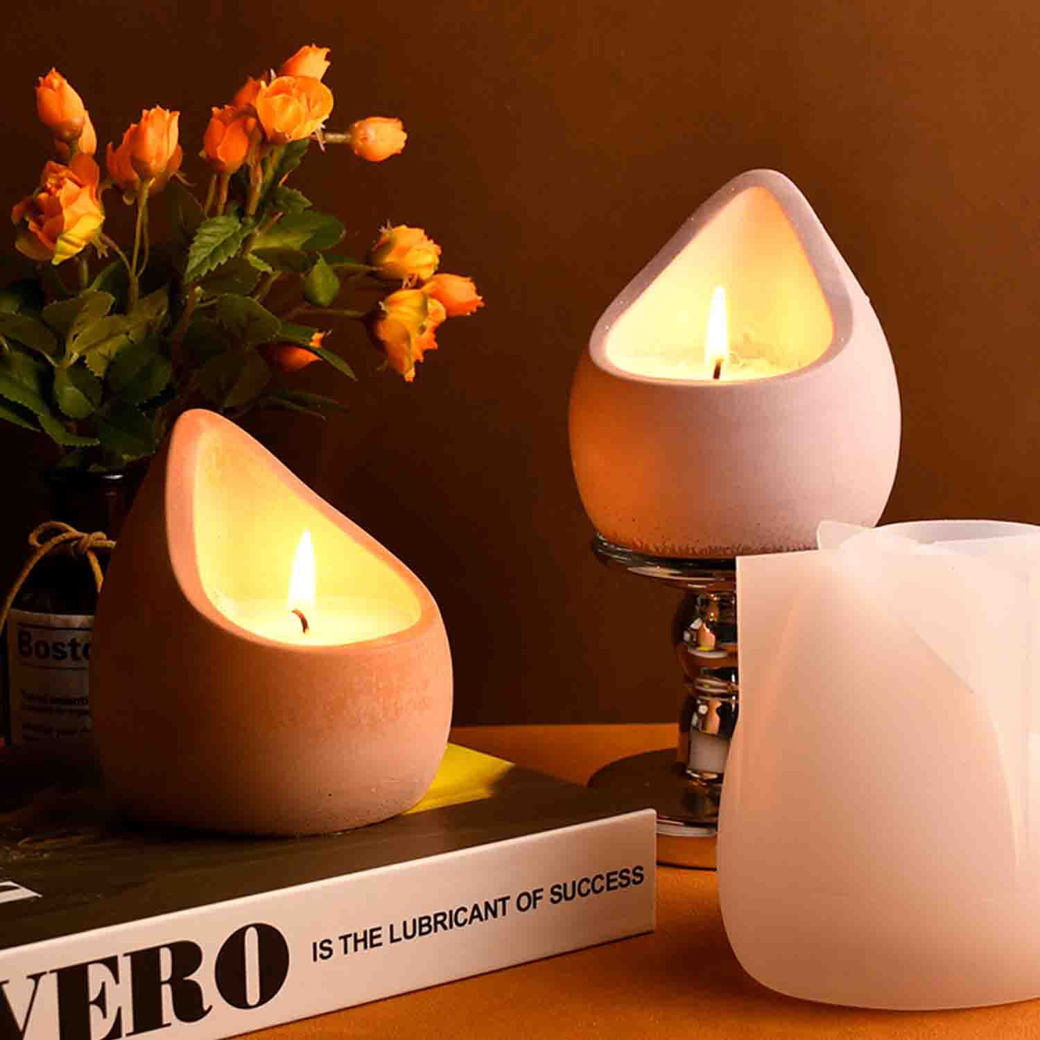 Molde de silicona DIY para res - Candle Containers reseña y precio