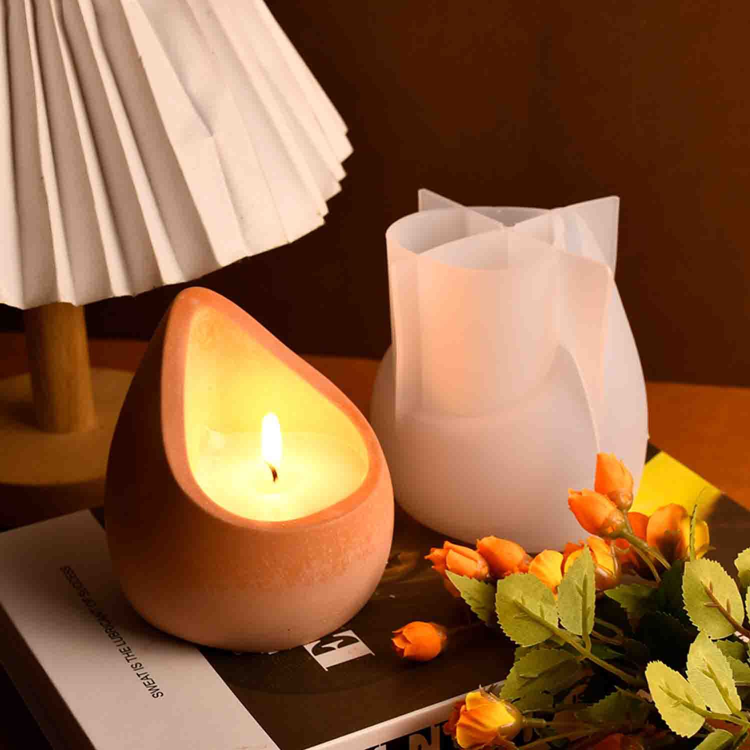 Molde de silicona DIY para res - Candle Containers reseña y precio