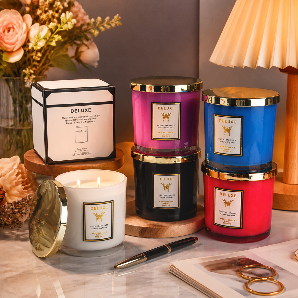 Vela aromática con cubierta do - Candle Fragrance reseña y precio