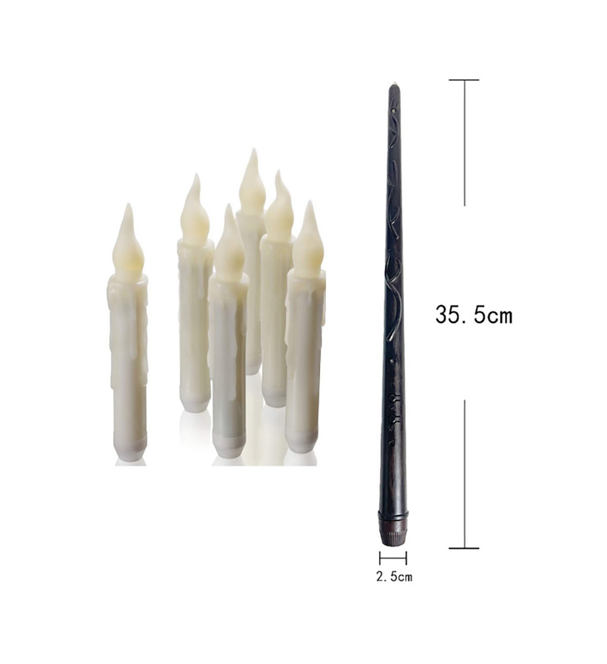 Velas Cónicas de Color Marfil  - Candle Wick reseña y precio