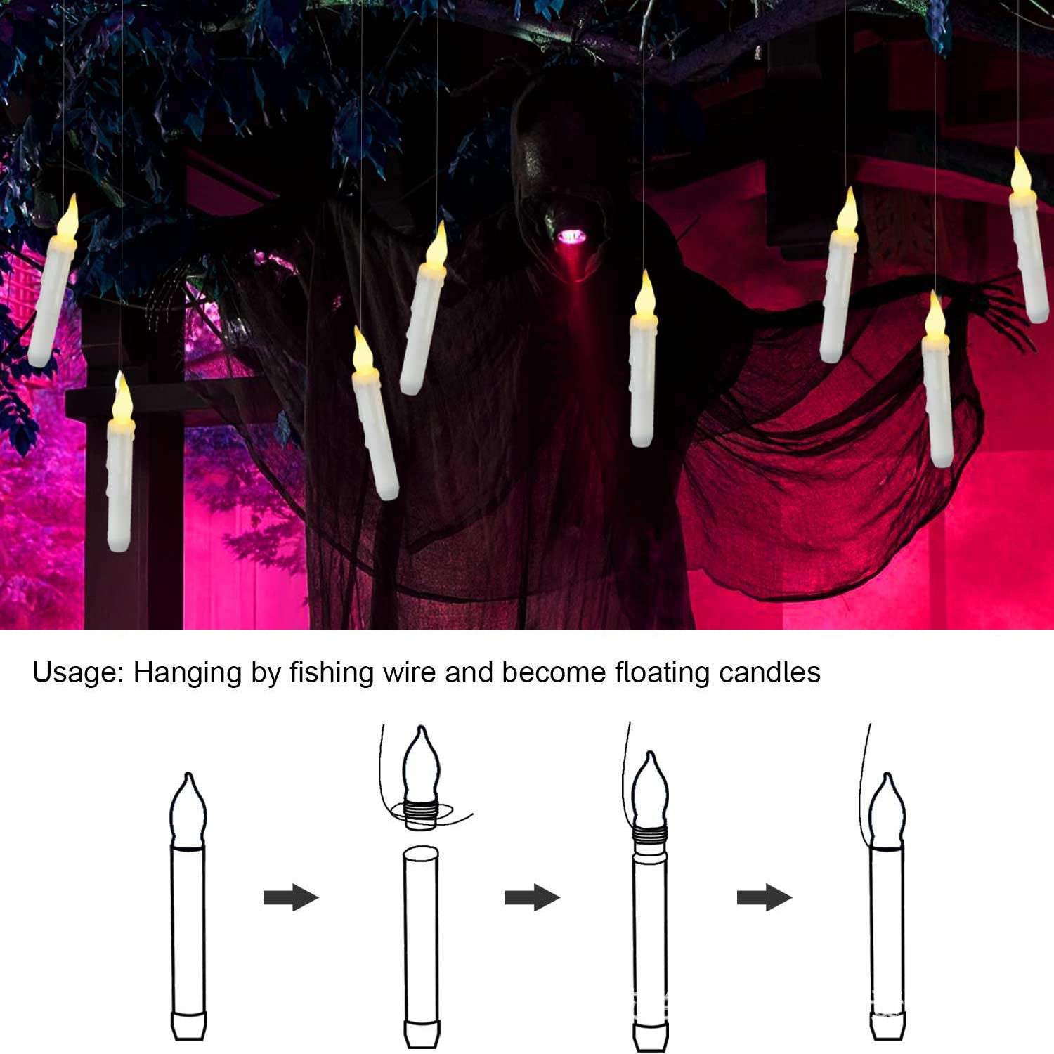 Velas Cónicas de Color Marfil  - Candle Wick reseña y precio