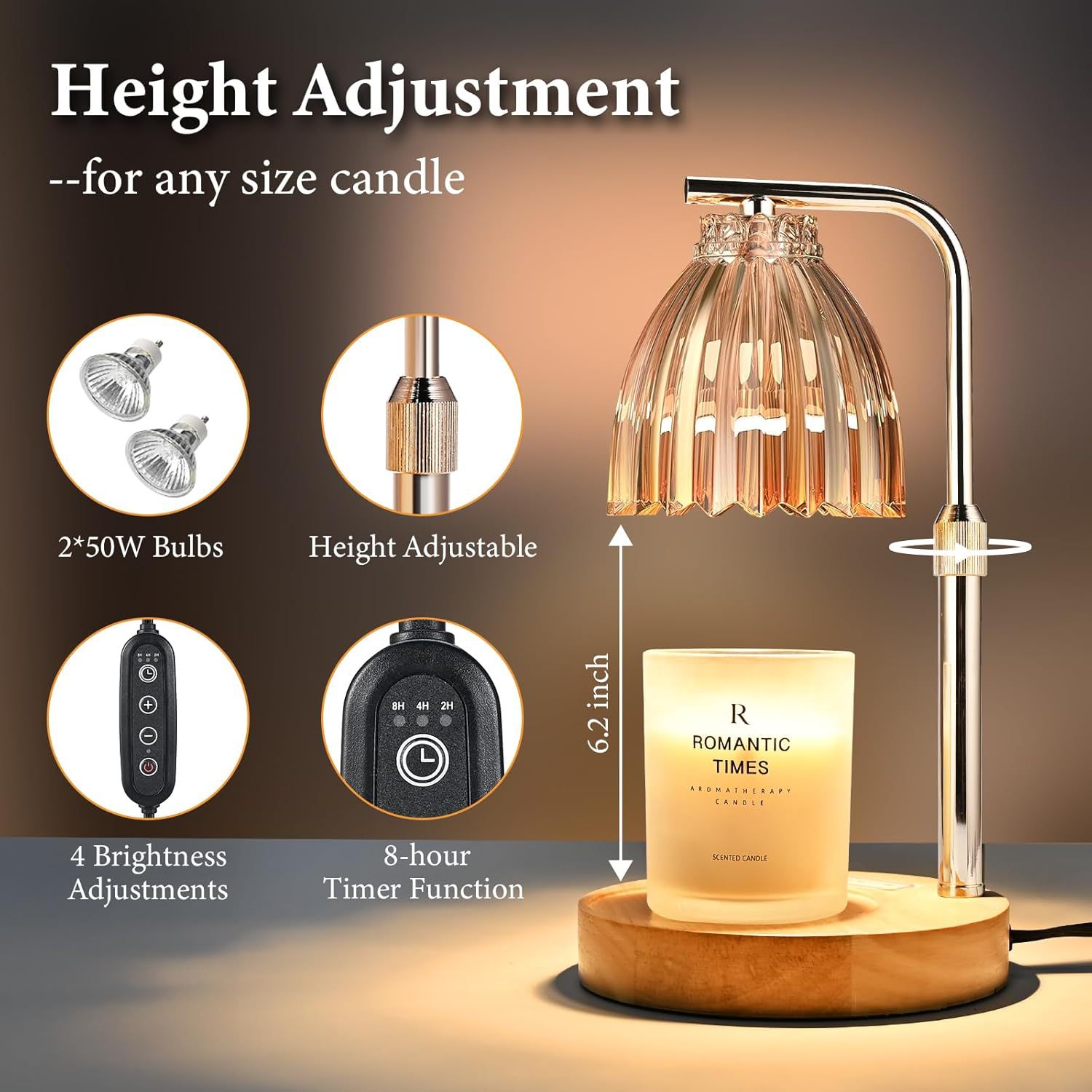 Lámpara Calentadora de Cera Ar - Wax Melts reseña y precio