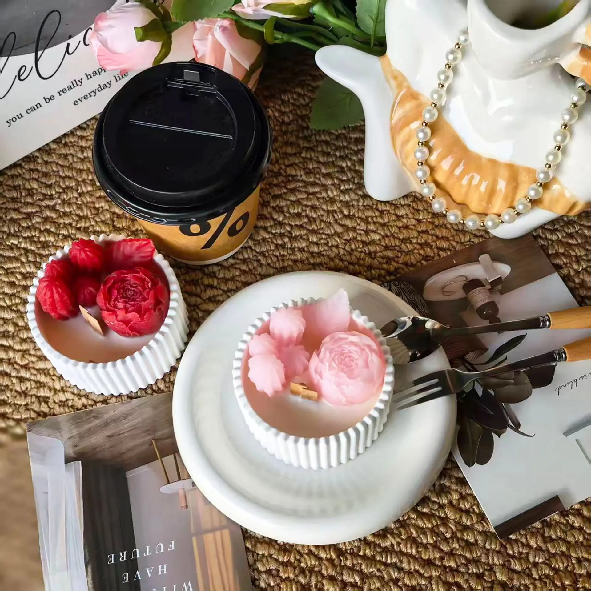 2 Velas Aromáticas en Forma de - Paraffin Wax reseña y precio