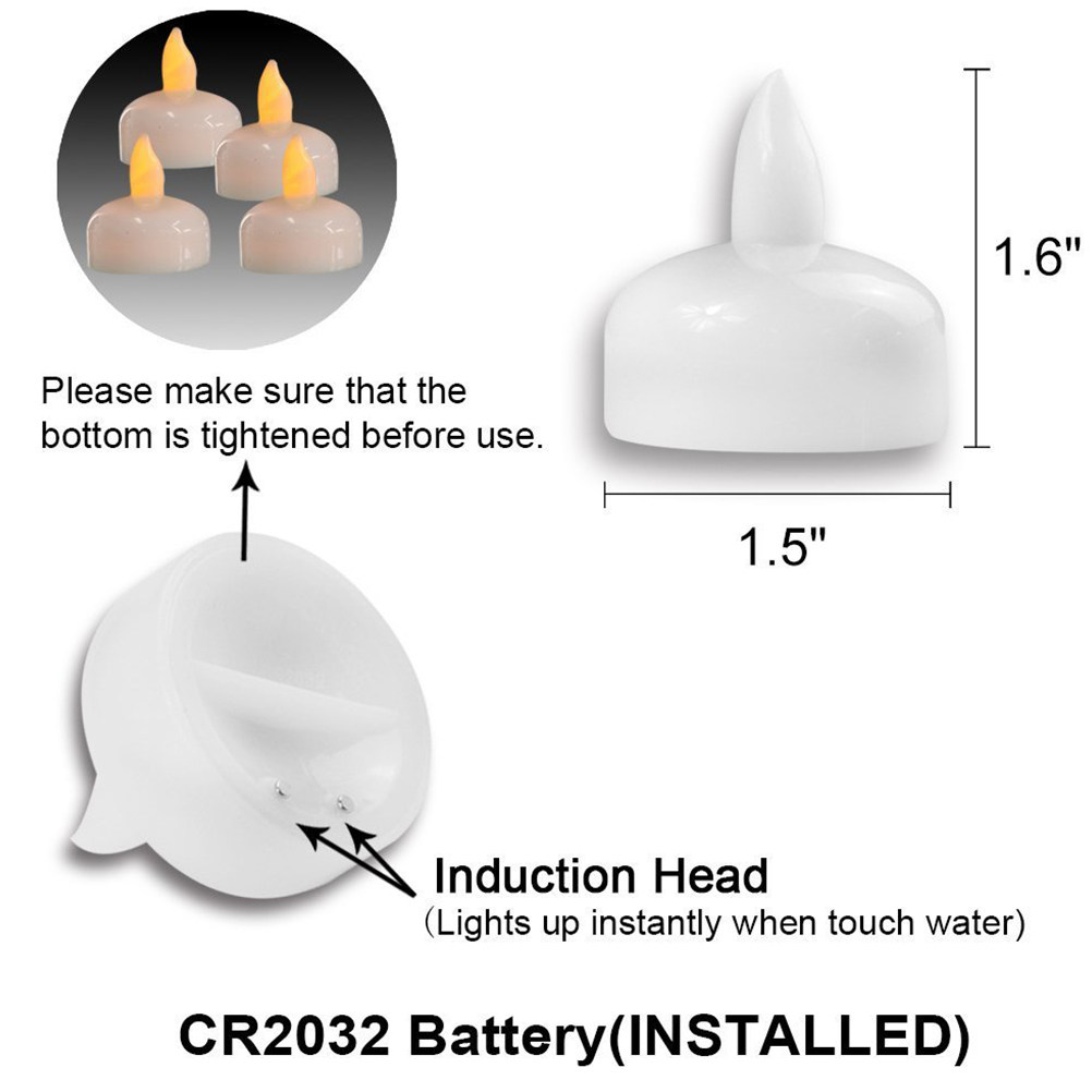 12 Luces Flotantes Impermeable - Paraffin Wax reseña y precio