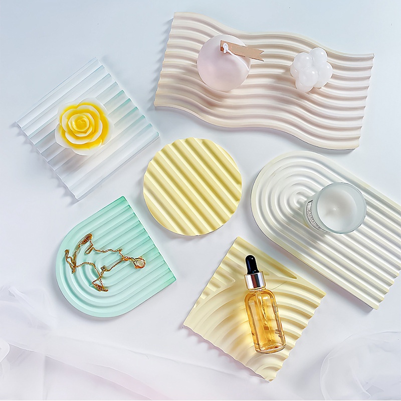 Molde de bandeja ondulada a ra - Candle Molds reseña y precio