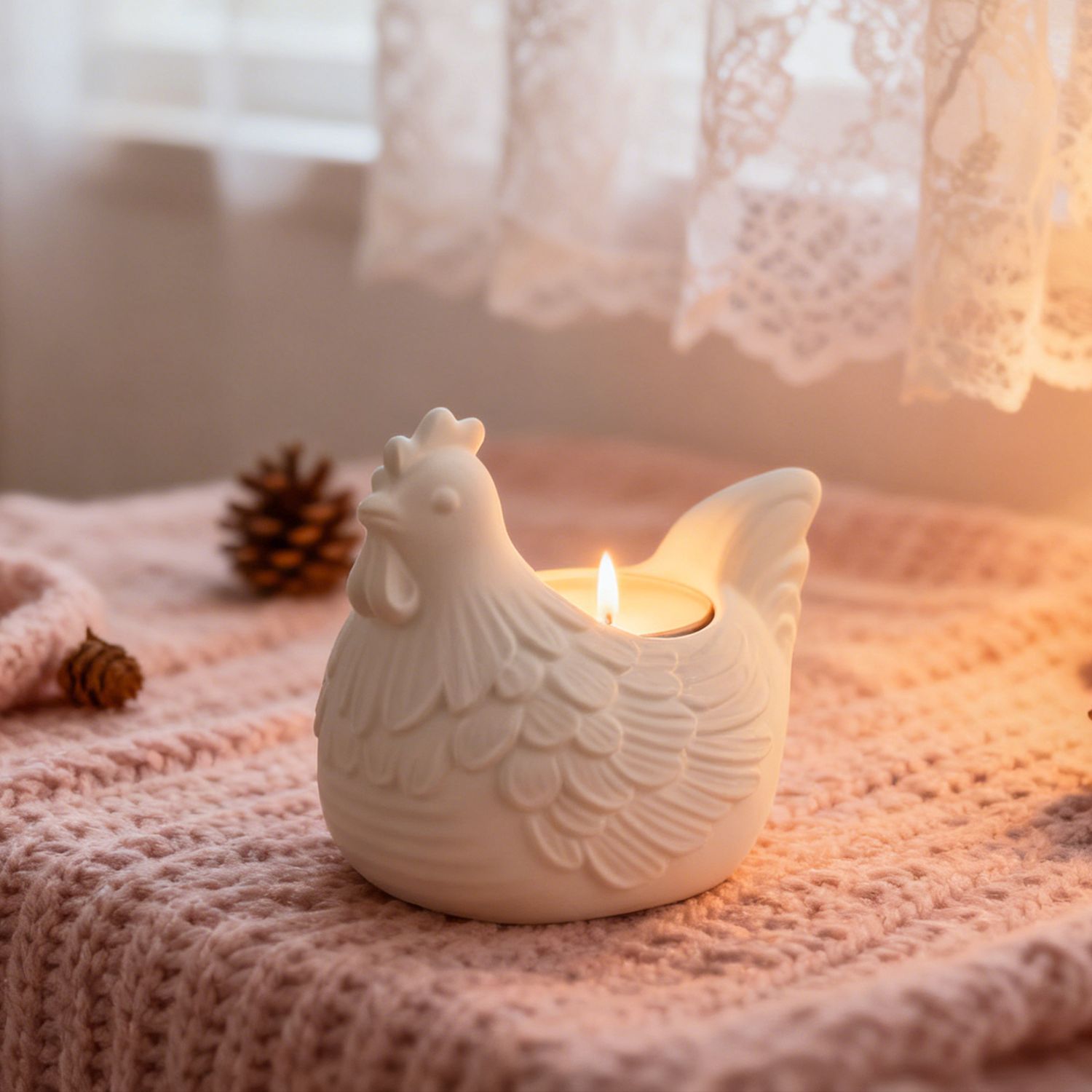 Portavelas de pollo pequeño 3D - Candle Molds reseña y precio