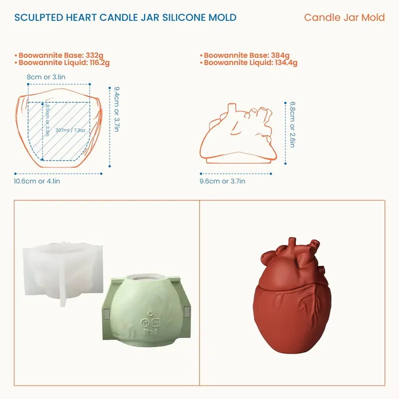 Molde para Jarra de Vela con F - Candle Molds reseña y precio