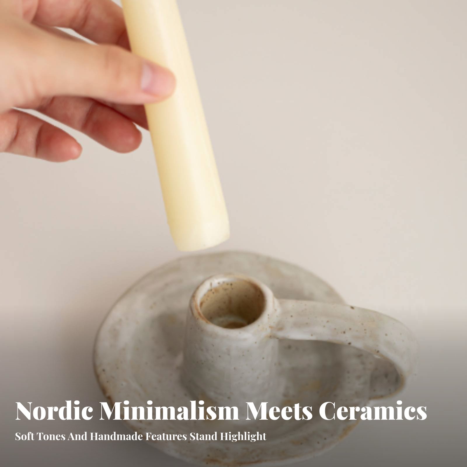 Portavelas de Cerámica Nórdico - Paraffin Wax reseña y precio
