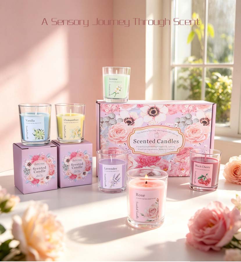 Set de Regalo de Velas Aromáti - Candle Fragrance reseña y precio