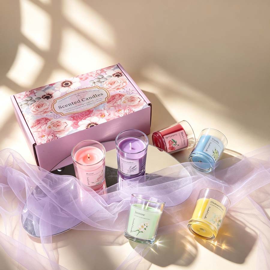Set de Regalo de Velas Aromáti - Candle Fragrance reseña y precio