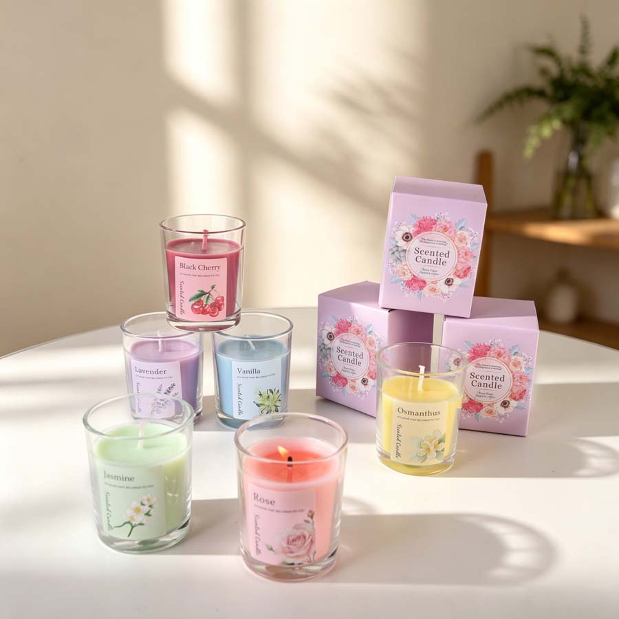Set de Regalo de Velas Aromáti - Candle Fragrance reseña y precio