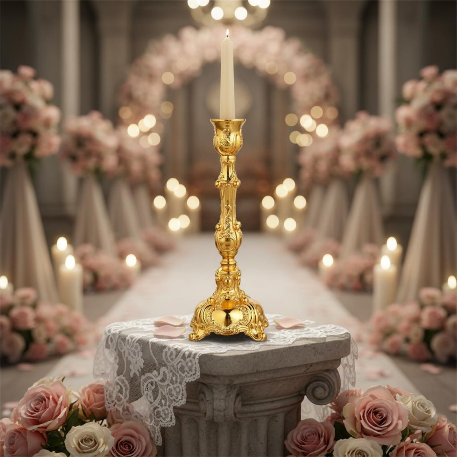 Candelabro de Metal de Diseño  - Paraffin Wax reseña y precio